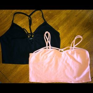 2 bralette bundle size Large